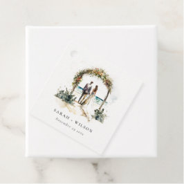 フローラ結婚ズアーチコーストビーチシースケープズ結婚ス フェイバータグ