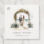 フローラ結婚ズアーチコーストビーチシースケープズ結婚ス フェイバータグ (正面)