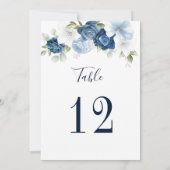 フローラ結婚テーブル12席表 招待状 (裏面)