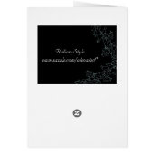 フローラ結婚デコのメニューカード (裏面)