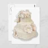 フローラ結婚デザインケーキ ポストカード (正面/裏面)