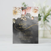 フローラ結婚ドラマの木炭ID1022 出欠カード (スタンド正面)