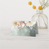 フローラ結婚ドラマの緑ID1022 プレイスカード (裏面)