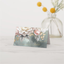 フローラ結婚ドラマの緑ID1022 プレイスカード