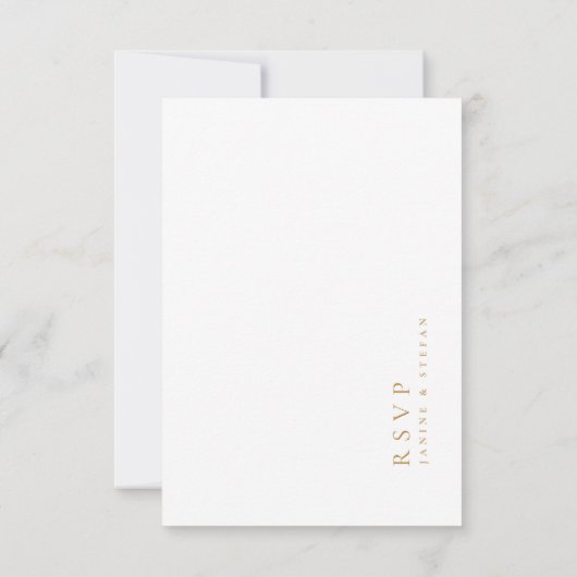 フローラ結婚ドラマの緑ID1022 出欠カード (裏面)