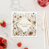 フローラ結婚ナプキン スタンダードカクテルナプキン (インサイチュ)