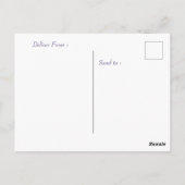 フローラ結婚ハガキ感謝していー ポストカード (裏面)