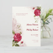 フローラ結婚バラ 招待状 (スタンド正面)