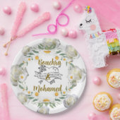 フローラ結婚プレート ペーパープレート (パーティー)