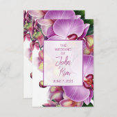 フローラ結婚ラン 出欠カード (正面/裏面)