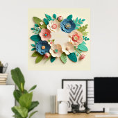 フローラ結婚リース ポスター (ホームオフィス)