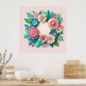 フローラ結婚リース ポスター (キッチン)