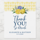 フローラ結婚レモン ワインラベル (シングルラベル)