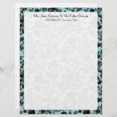 フローラ結婚ロココのレターヘッド レターヘッド (正面/裏面)