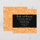 フローラ結婚ロココの招待、5.25インチx5.25インチ 招待状 (正面/裏面)