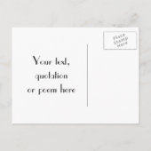 フローラ結婚ロココの日付はがきを保存 案内ポストカード (裏面)