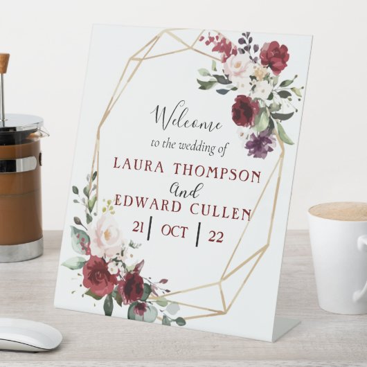 フローラ結婚入り口 台座サイン (インサイチュ)