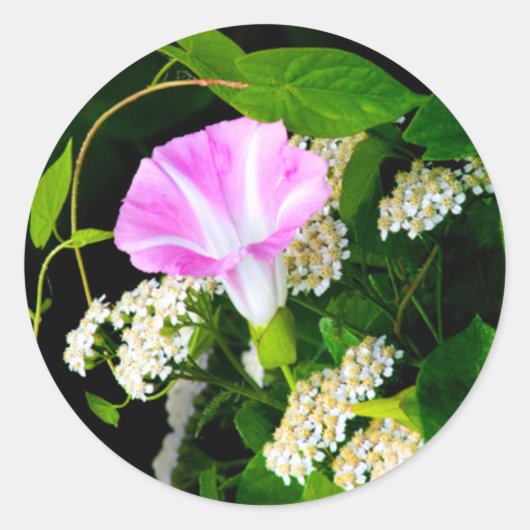 フローラ結婚封筒用シールシール ラウンドシール (正面)