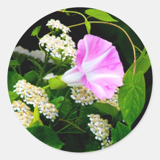 フローラ結婚封筒用シールシール ラウンドシール (正面)