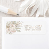 フローラ結婚差出人住所 ラベル (インサイチュ)