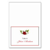 フローラ結婚座席表 テーブルナンバー (正面)