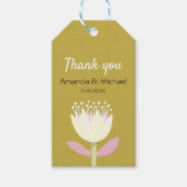 フローラ結婚式の引き出物ラベル ギフトタグ (正面)