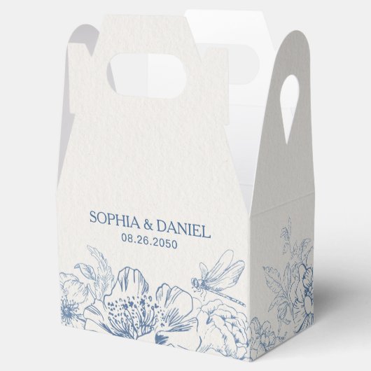 フローラ結婚式の引き出物箱 フェイバーボックス (オープン)