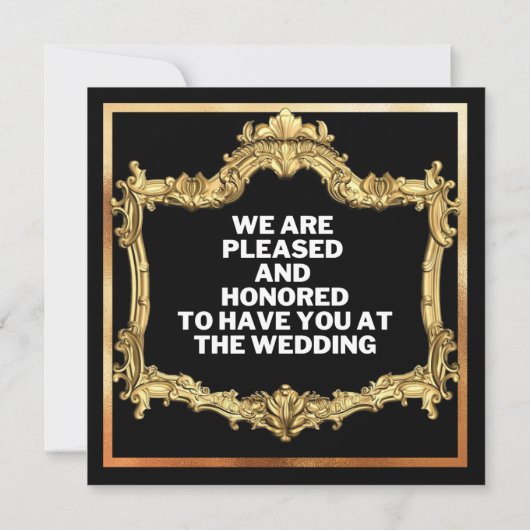 フローラ結婚式招待状カード日付の保存 招待状 (裏面)