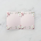 フローラ結婚式招待状カード 招待状 (内部)