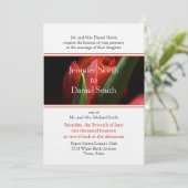 フローラ結婚式招待状テンプレート 招待状 (スタンド正面)