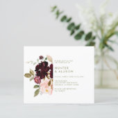 フローラ結婚式招待状フライヤー (スタンド正面)