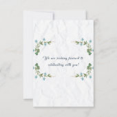 フローラ結婚式招待状フライヤー 招待状 (裏面)