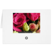 フローラ結婚式招待状 (裏面横)