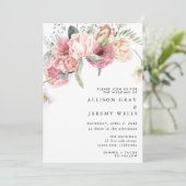 フローラ結婚式招待状 |アナベス 招待状 (スタンド正面)