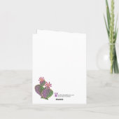 フローラ結婚式招待状-セドナサボテン花 招待状 (裏面)