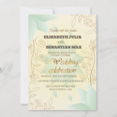 フローラ結婚式招待状 招待状 (正面)