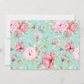 フローラ結婚式招待状 招待状 (裏面)