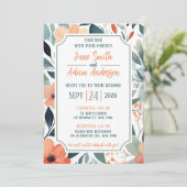 フローラ結婚式招待状 招待状 (スタンド正面)