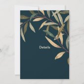 フローラ結婚式招待状 招待状 (裏面)