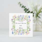 フローラ結婚式招待状 招待状 (スタンド正面)