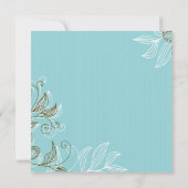 フローラ結婚式招待状 招待状 (裏面)