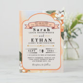 フローラ結婚式招待状 招待状 (スタンド正面)