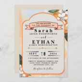 フローラ結婚式招待状 招待状 (正面/裏面)