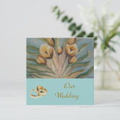 フローラ結婚式招待状 招待状 (スタンド正面)