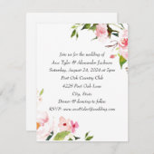 フローラ結婚式招待状 招待状 (正面/裏面)