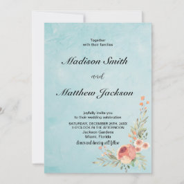 フローラ結婚式招待状 招待状