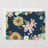 フローラ結婚式招待状 招待状 (裏面)