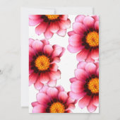 フローラ結婚式招待状 招待状 (裏面)