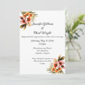 フローラ結婚式招待状、5時間365日 招待状 (スタンド正面)