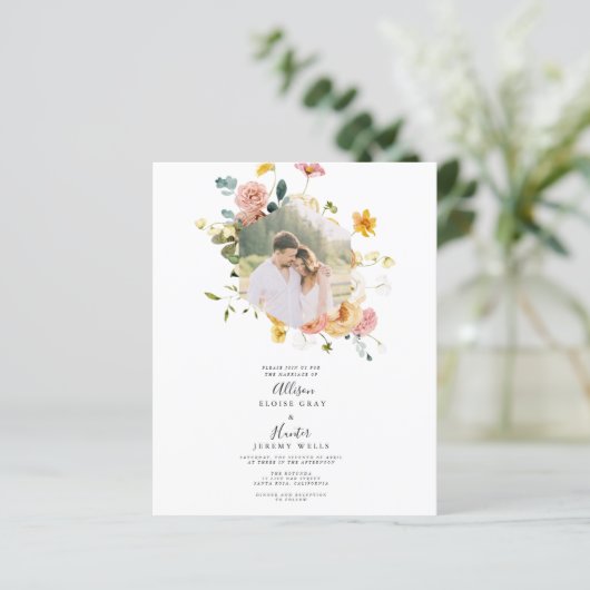 フローラ結婚式招待状 | Sutton (スタンド正面)